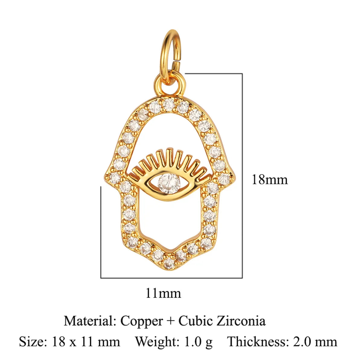 Shiny Clouds Tassel Copper Plating Inlay Zircon 18k Gold Plated Charms Jewelry Accessories