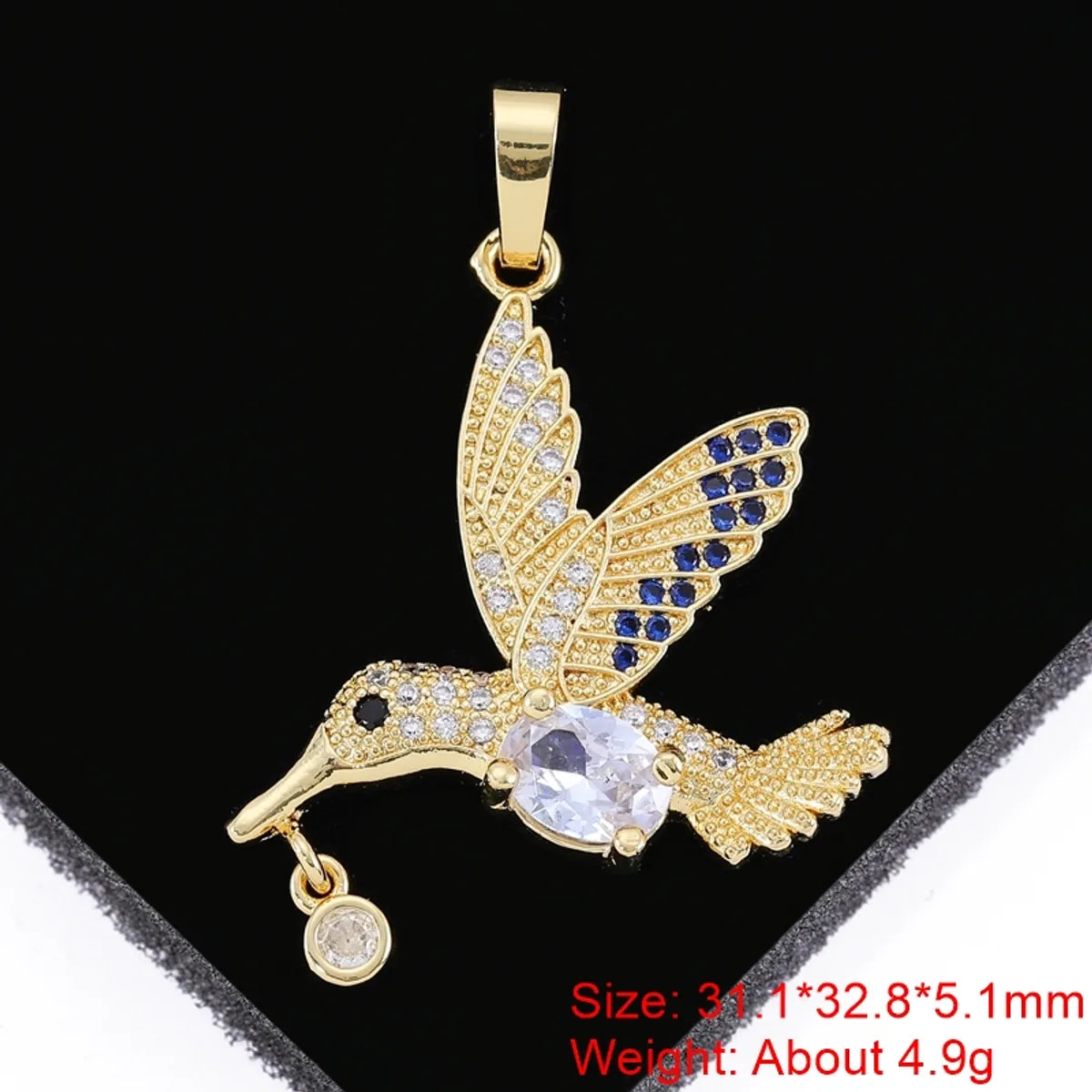 Shiny Devil'S Eye Tree Heart Shape Copper Plating Inlay Zircon 18k Gold Plated Charms