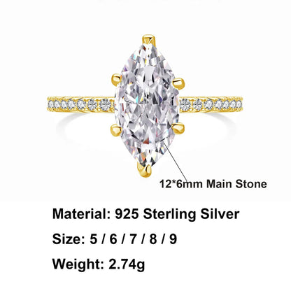 Shiny Irregular The Answer Sterling Silver 14k Gold Plated Gold Plated Rhodium Plated Zircon Rings In Bulk