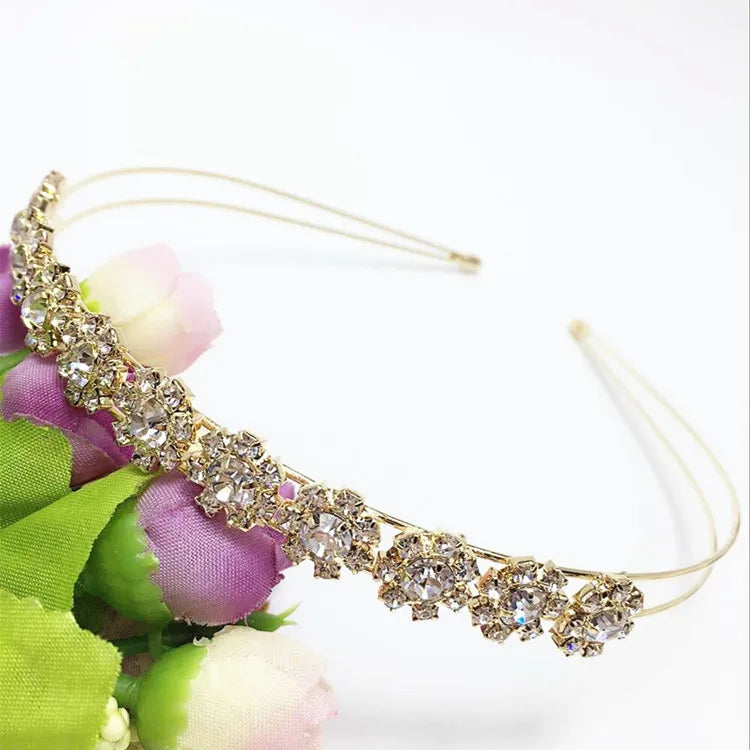 Shiny Sunflower Rhinestone Hair Band