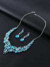 Shiny Water Droplets Zinc Alloy Plating Inlay Zircon Women'S Jewelry Set