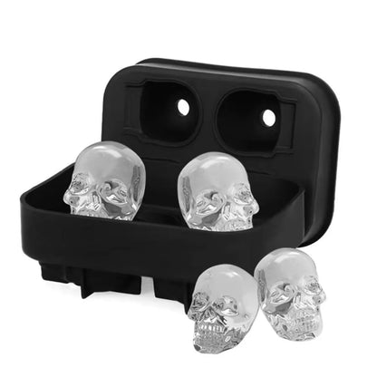 Simple Style Skull Silica Gel Ice Tray