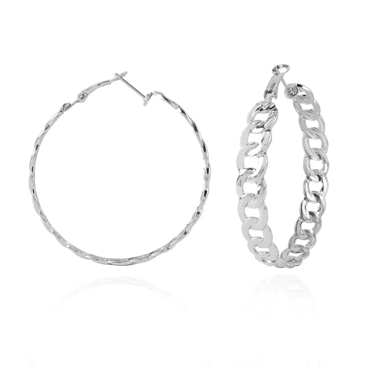 Simple Alloy Chain Earrings