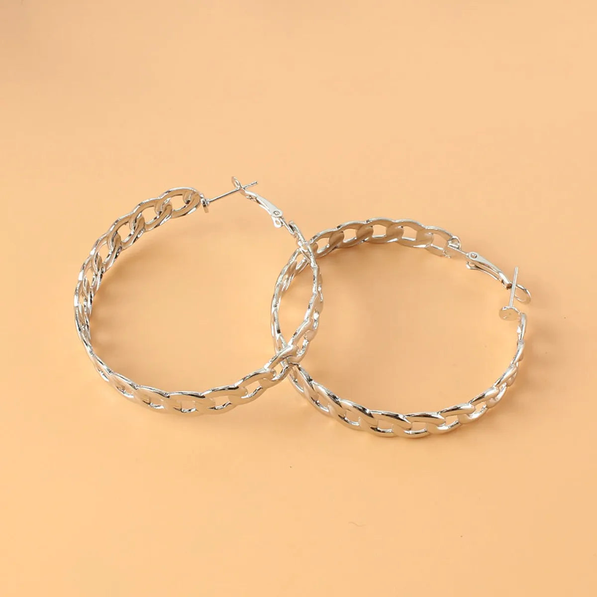 Simple Alloy Chain Earrings