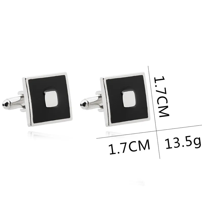 Simple Alloy Cufflinks