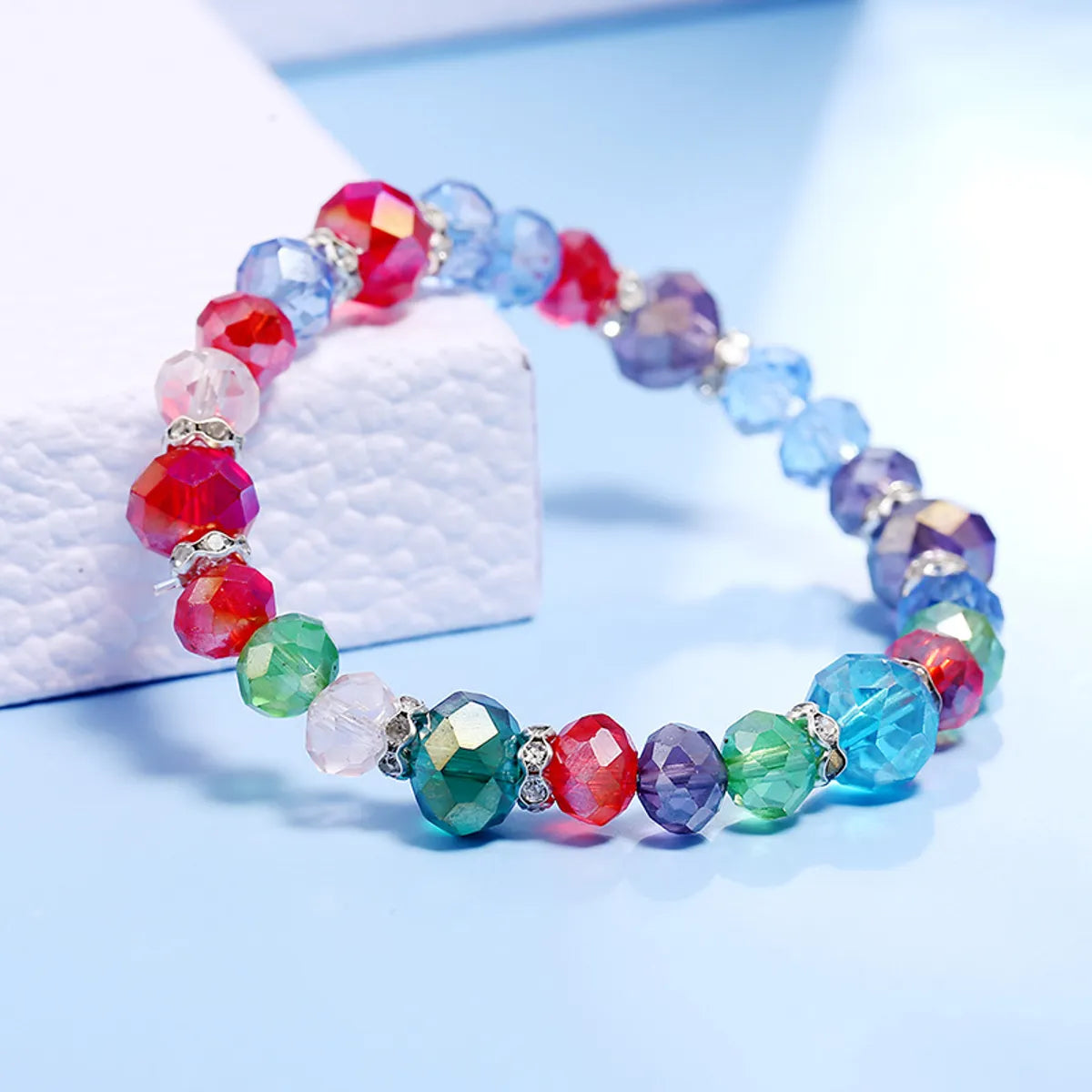 Simple Beaded Crystal Bracelet