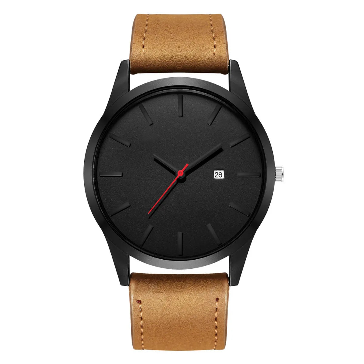 Simple Big Watch Men'S Fashion Matte Belt Quartz Watch Calendar Men'S Sports Watch Wholesale