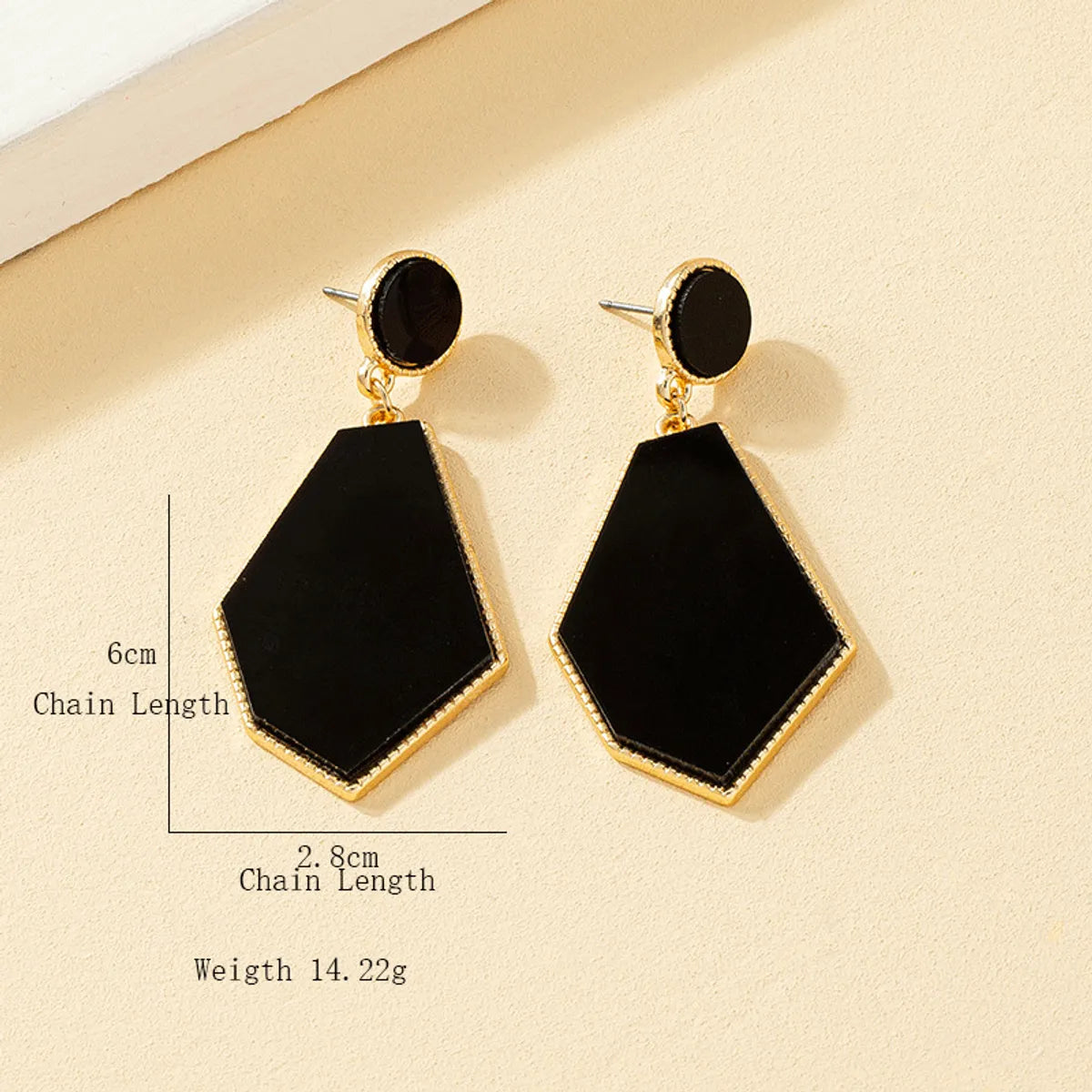 Ins Style Luxurious Lady Geometric Alloy Women's Earrings