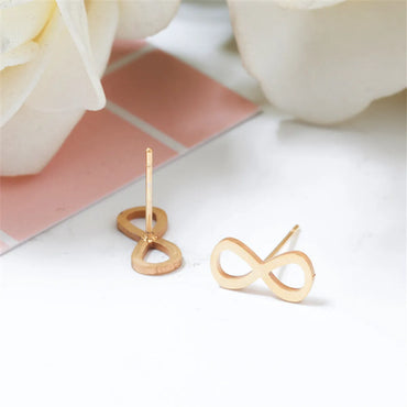 Fashion Bow Knot Stainless Steel No Inlaid Earrings Ear Studs