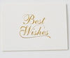 Simple Bronzing Thank You Holiday Creative Greeting Card With Envelope