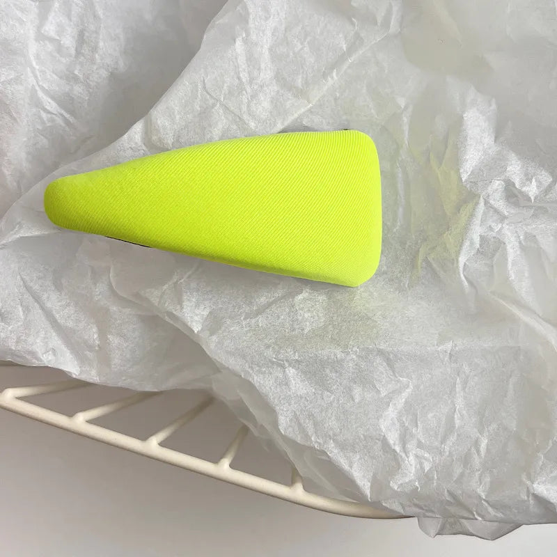 Simple Color Sponge Clip Triangle Hairpin