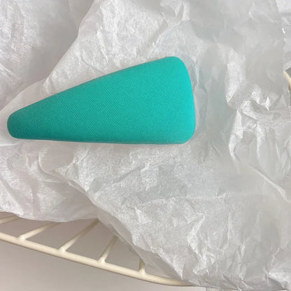 Simple Color Sponge Clip Triangle Hairpin