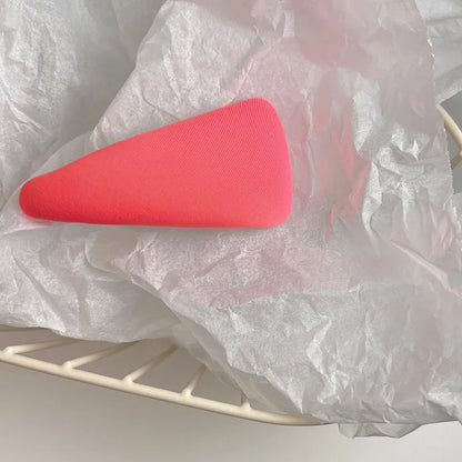 Simple Color Sponge Clip Triangle Hairpin