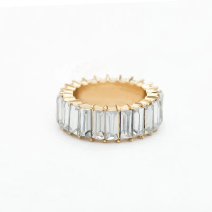 Simple Color Wild Square Zircon Ring Nhxr136076