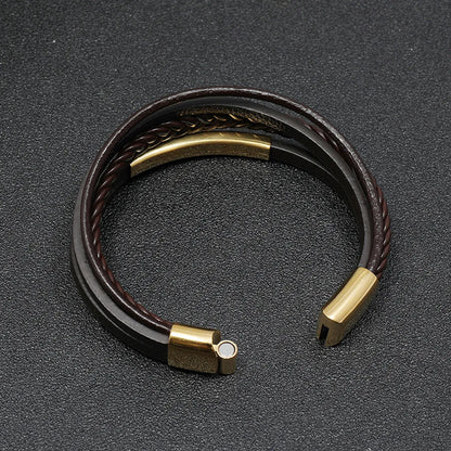 Fashion Geometric Plating No Inlaid Unisex Bracelets