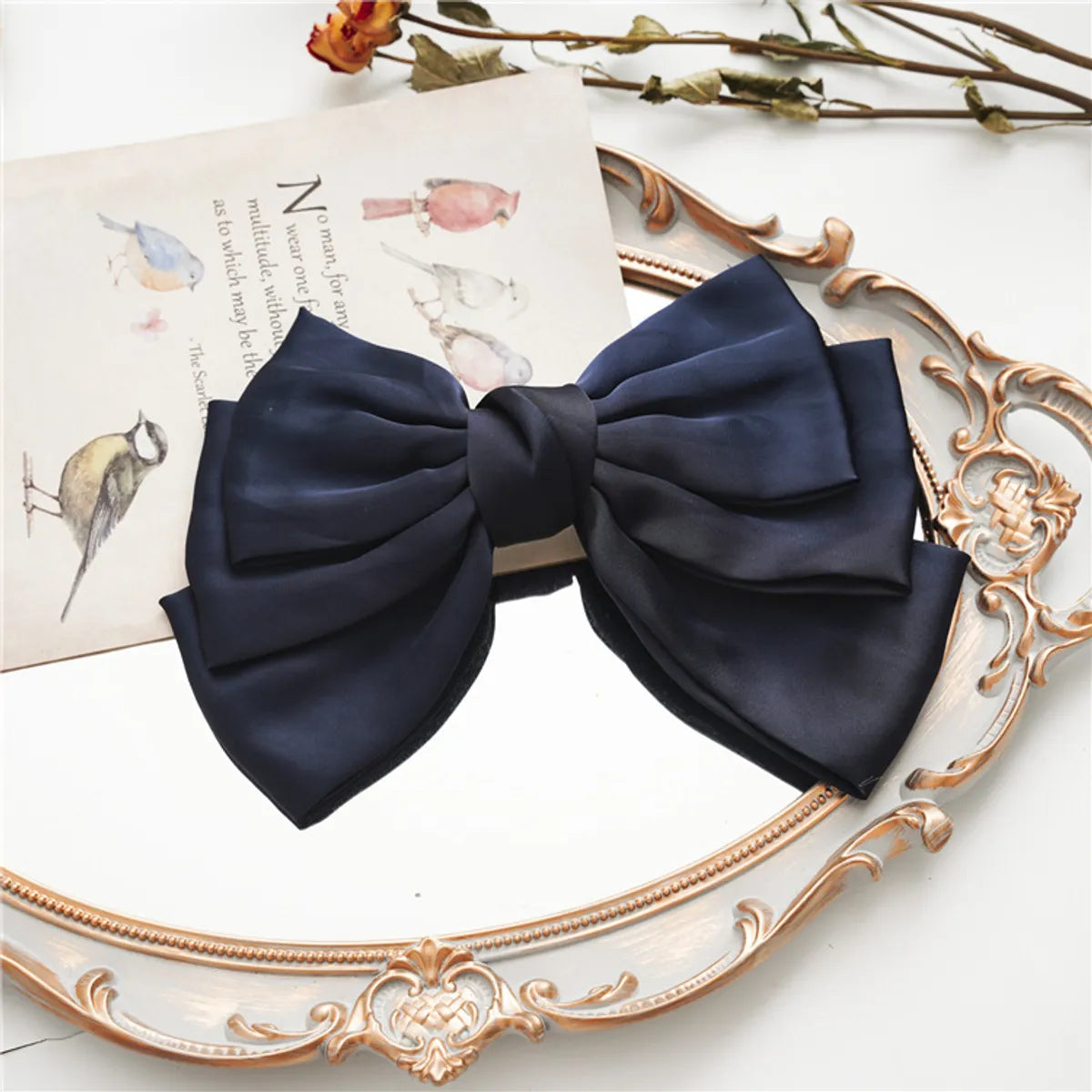 Women'S Fashion Bow Knot Cloth Hair Clip