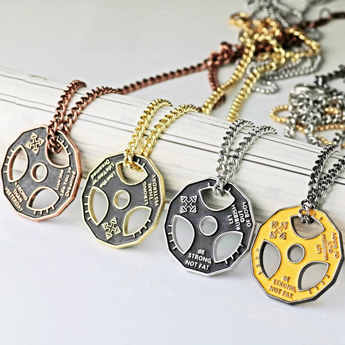 Fashion Geometric Alloy Plating Unisex Pendant Necklace