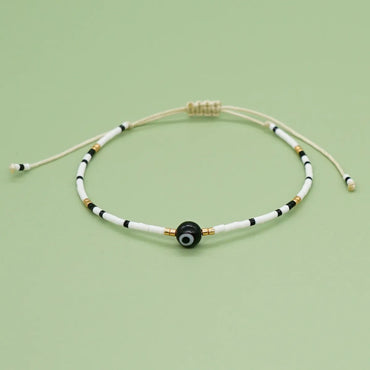 Simple Ethnic Style Glass Eye Beads Miyuki Beaded Bracelet