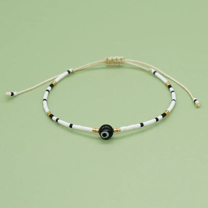 Simple Ethnic Style Glass Eye Beads Miyuki Beaded Bracelet