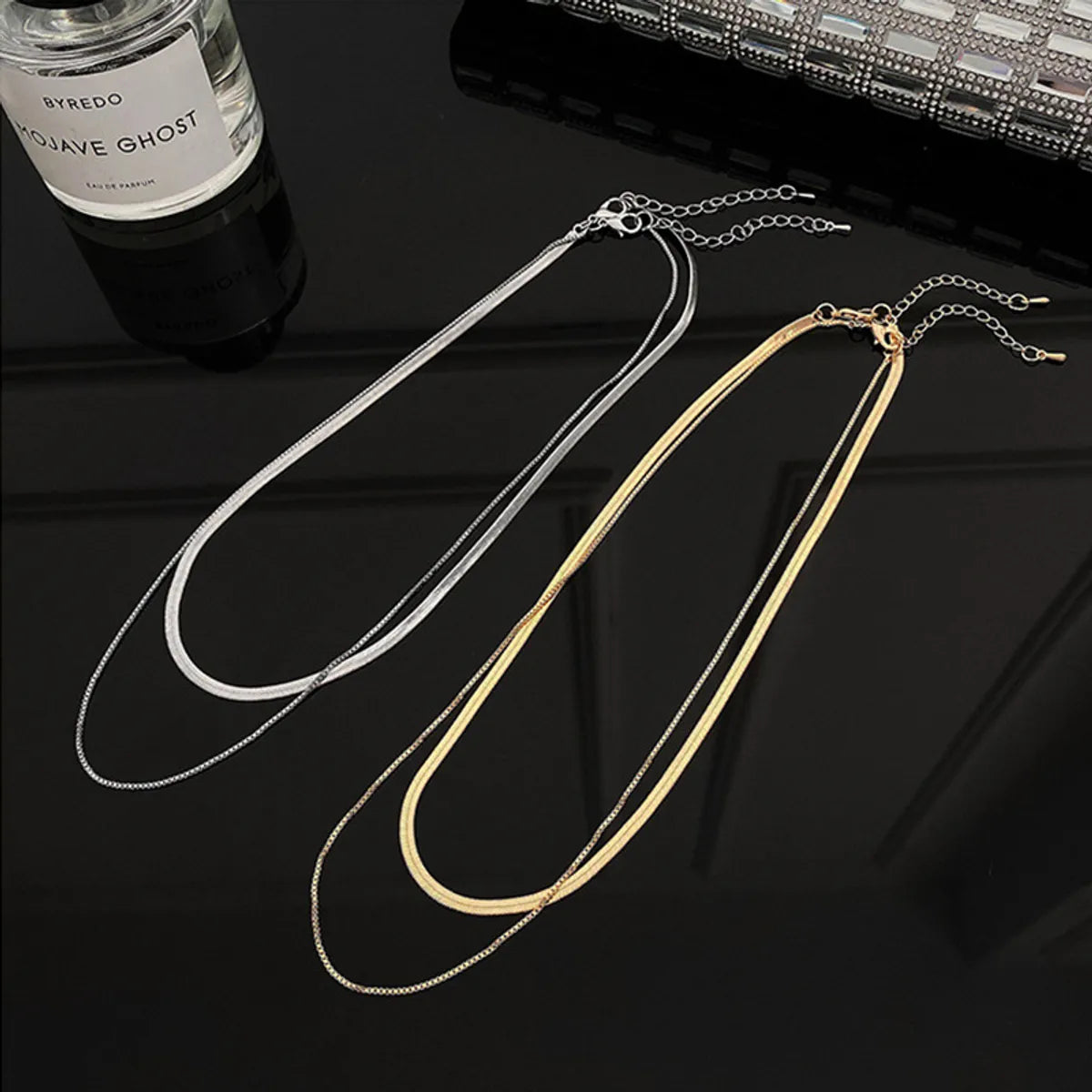 Fashion Geometric Titanium Steel Plating Necklace