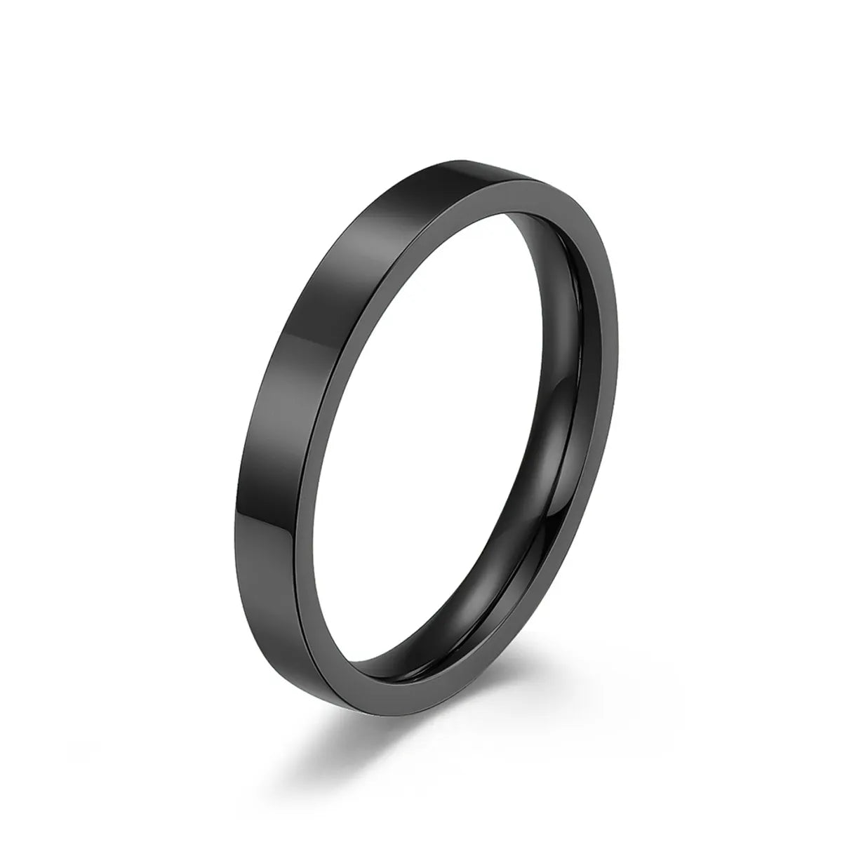 Simple Fashion Medium Men And Women Little Finger Stainless Steel Ring