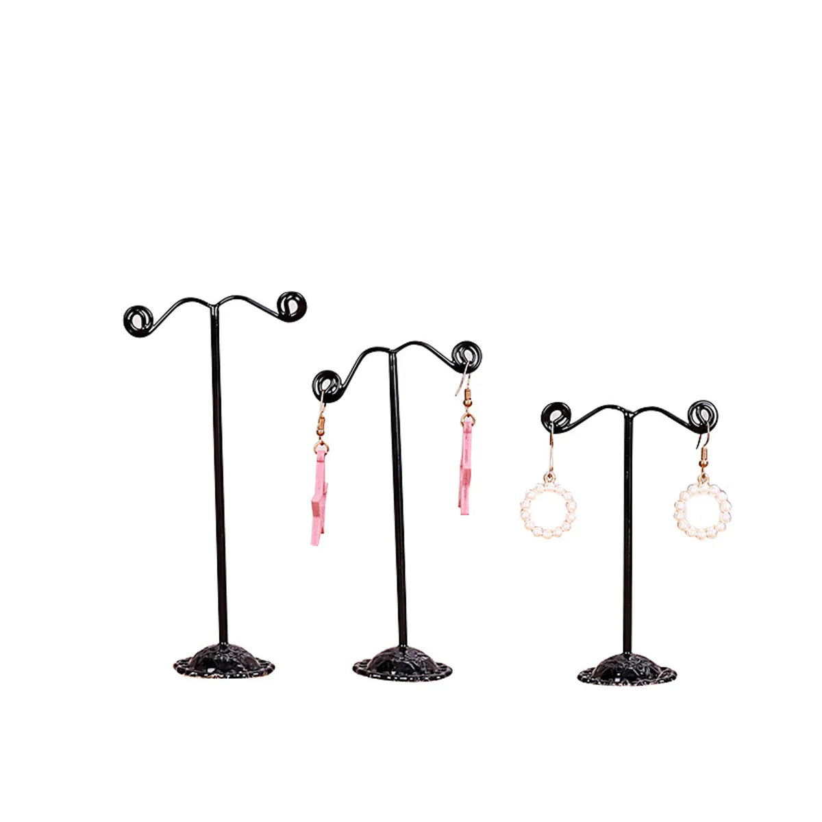 Simple  Fashion Three-Piece Earring Frame Exquisite High-End Libra Earring Frame Jewelry Display Stand Wholesale