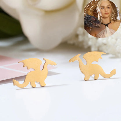 Fashion Animal Stainless Steel No Inlaid Earrings Ear Studs