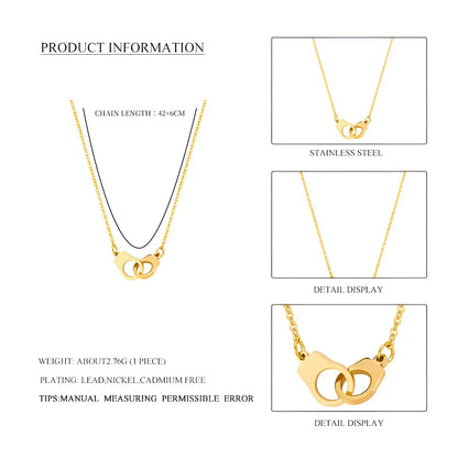 Fashion Animal Stainless Steel Plating Necklace