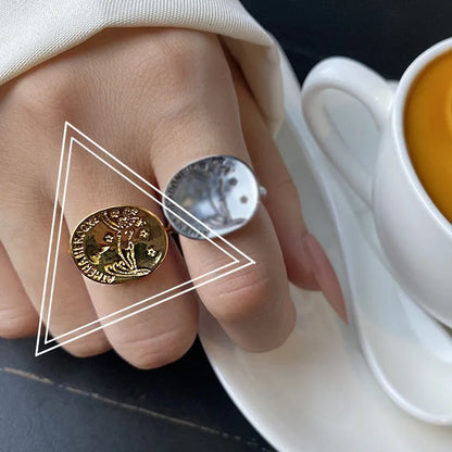 Simple Geometric Fine Simple Weaving Copper Ring Wholesale