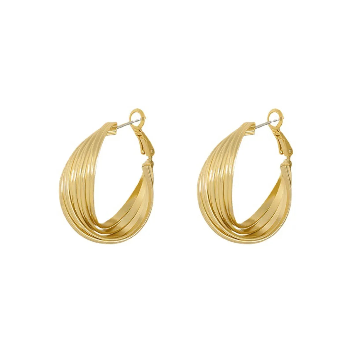 Simple Geometric Thick C-Shaped Earrings Wholesale Nihaojewelry