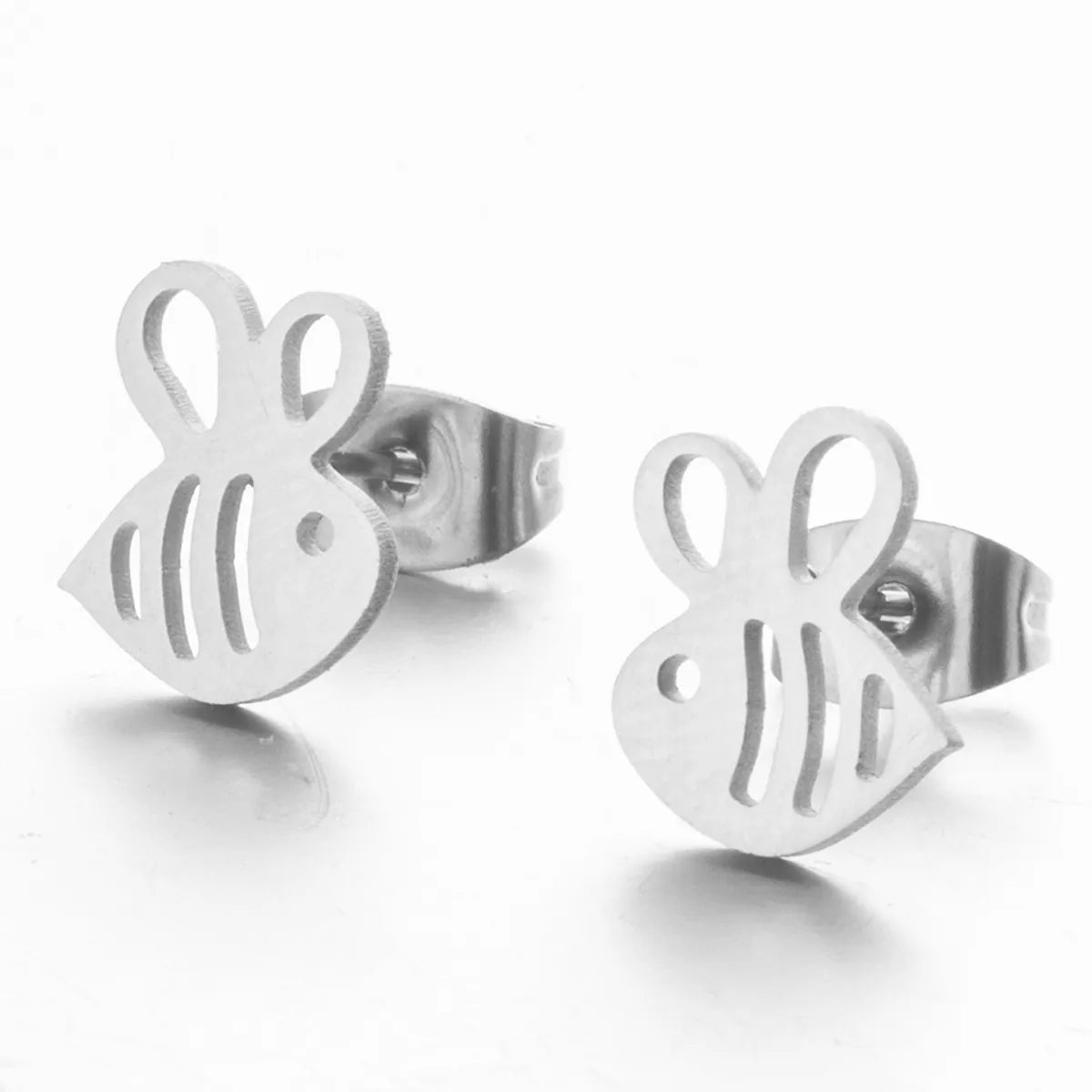 Cartoon Style Animal Plating Alloy No Inlaid Earrings Ear Studs