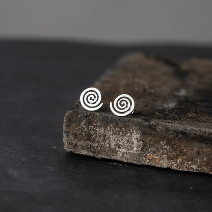 Simple Style The Answer Alloy No Inlaid Earrings Ear Studs