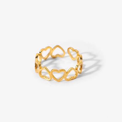 Heart Stainless Steel Gold Plated