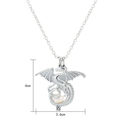 Simple Luminous Dragon Shape Alloy Necklace