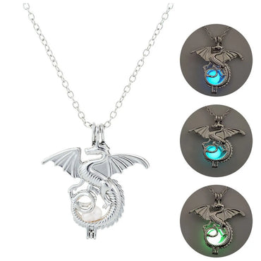 Simple Luminous Dragon Shape Alloy Necklace