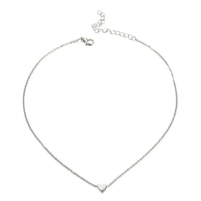 Fashion Heart Alloy Plating Women'S Necklace