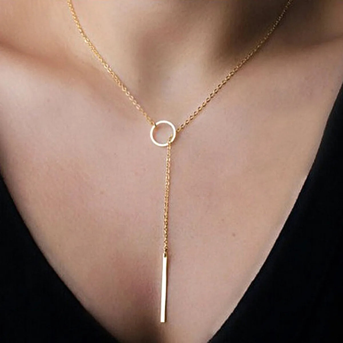 Fashion Geometric Alloy Plating Women's Necklace