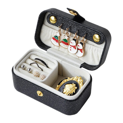 Simple Portable Jewelry Box Travel Jewelry Storage Box Ring Ear Studs Ear Chain Lipstick Small Jewelry Box