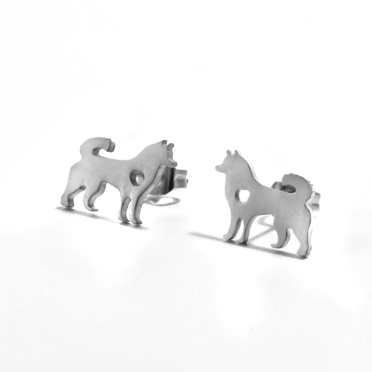 Simple Puppy Alloy Earrings Wholesale