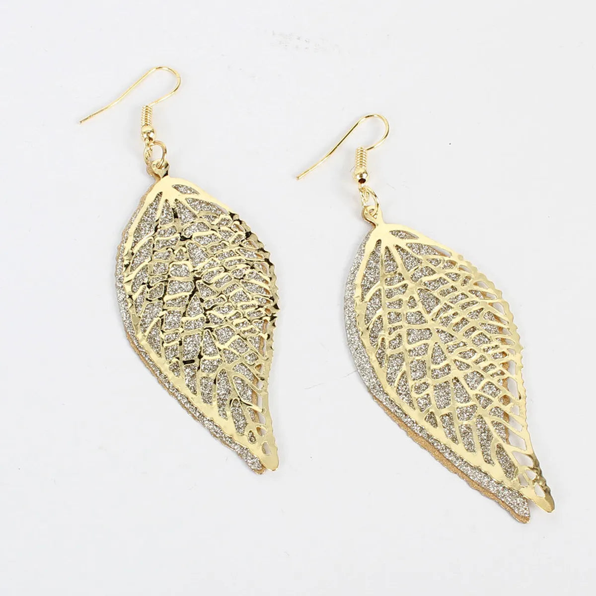 Simple Retro Alloy Leaf Froste Fashion Earrings Wholesale Nihaojewely