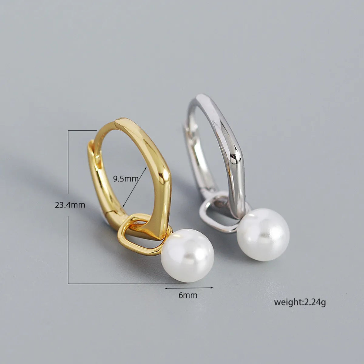 Fashion Geometric Plating Earrings