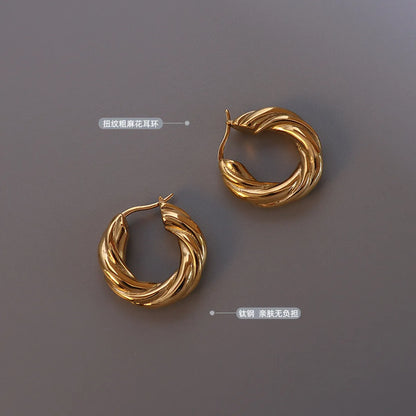 Simple Special-shaped Hand-made Earrings