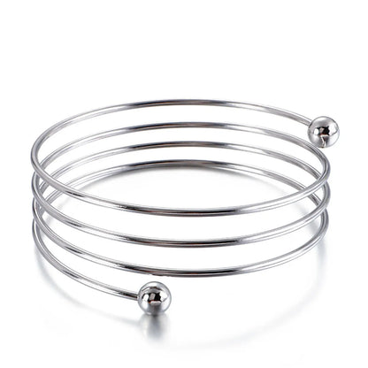 Simple Spring Multi-layer Stainless Steel Bracelets Wholesale Gooddiy