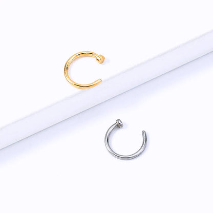 Simple Stainless Steel Piercing U-shaped Nose Ring Piercing Nose Ornaments Wholesale