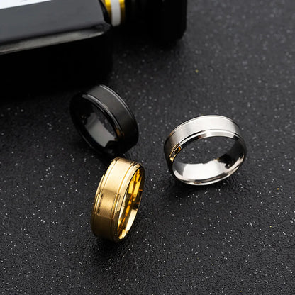 Simple Style Geometric 201 Stainless Steel No Inlaid Gold Plated Unisex