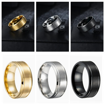 Simple Style Geometric 201 Stainless Steel No Inlaid Gold Plated Unisex