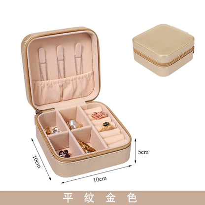 Simple Style Solid Color Cloth Jewelry Boxes