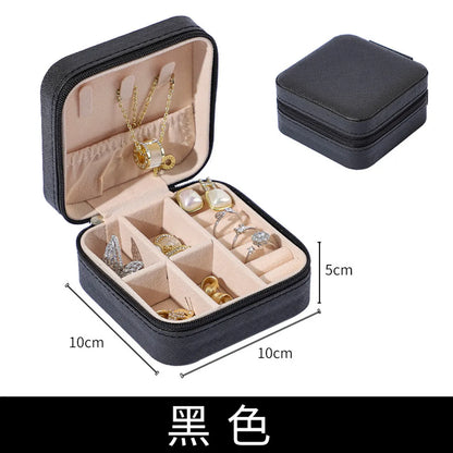 Simple Style Solid Color Cloth Jewelry Boxes