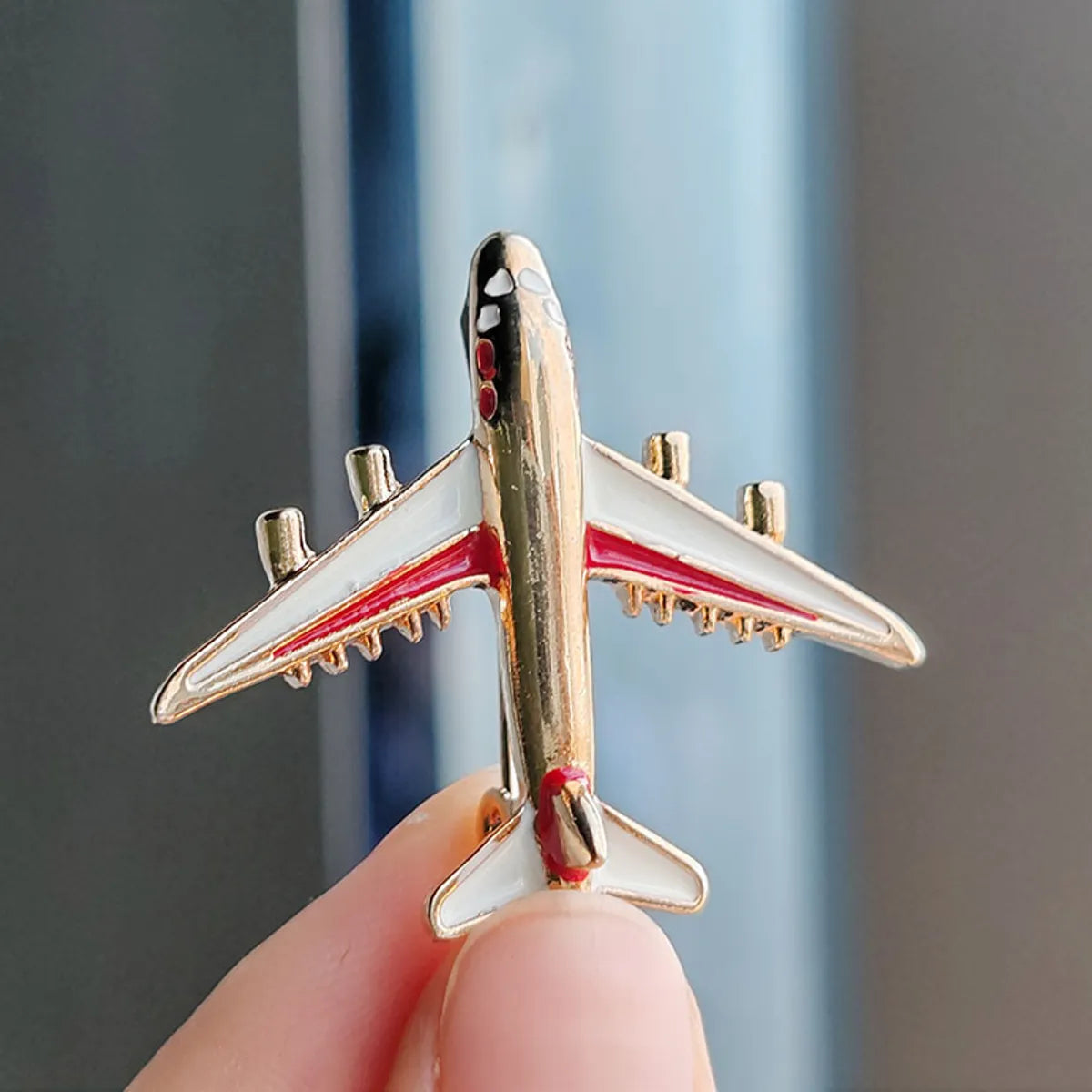 Simple Style Airplane Alloy Plating Unisex Brooches