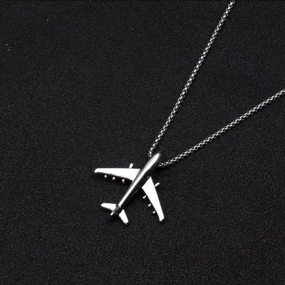 Simple Style Airplane Alloy Plating Unisex Necklace 1 Piece